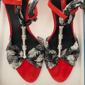 Cute lace up heels from NINE WEST